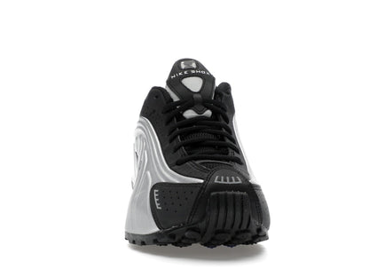 Nike Shox R4 Metallic Silver Black Racer Blue (Women's)