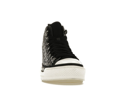 AMIRI Court Hi All Over Logo Black White