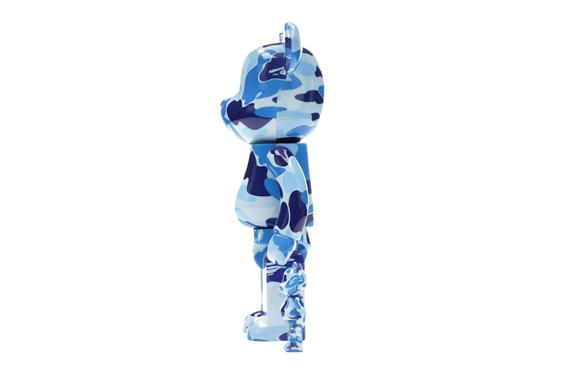 Bearbrick A Bathing Ape ABC Camo 100% & 400% Set Blue