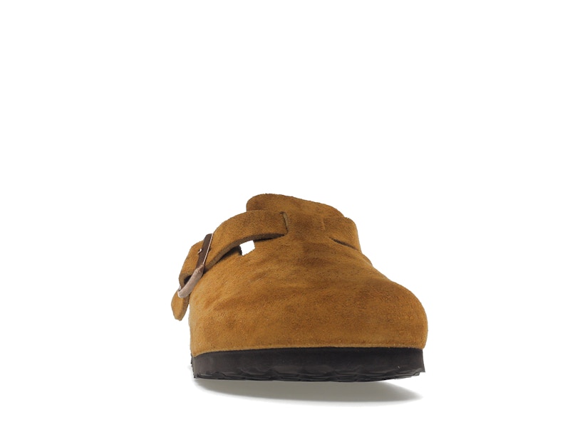 Birkenstock Boston Soft Footbed Suede Mink