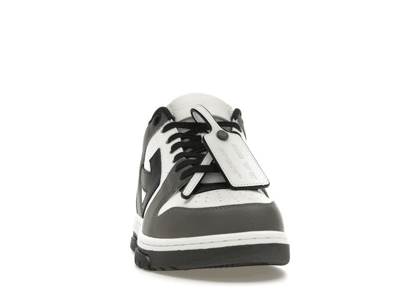 OFF-WHITE Out Of Office OOO Low Tops Dark Gray Black
