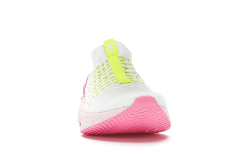 Nike React Phantom Run Flyknit 2 White Volt Pink Glow (Women's)