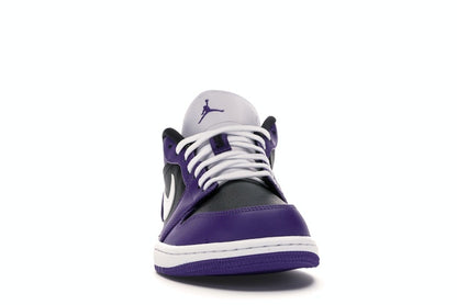 Jordan 1 Low Court Purple Black