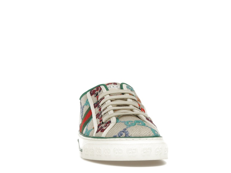 Gucci Tennis 1977 GG Logo White Multi