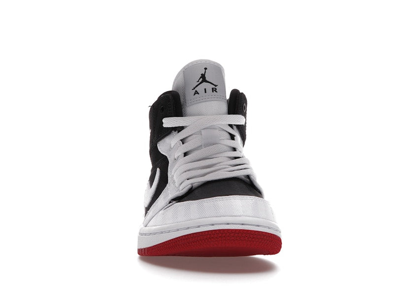 Jordan 1 Mid SE Utility Canvas White Black Gym Red (Women's)