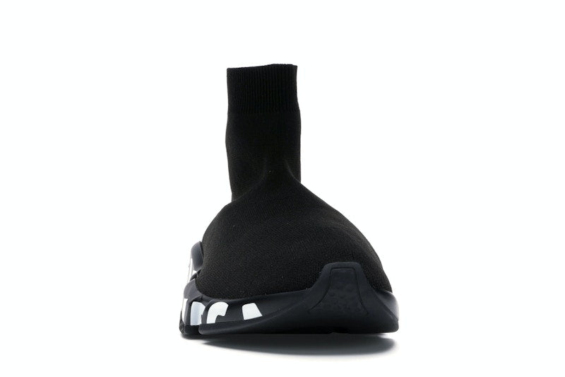 Balenciaga Speed Graffiti Trainers Black