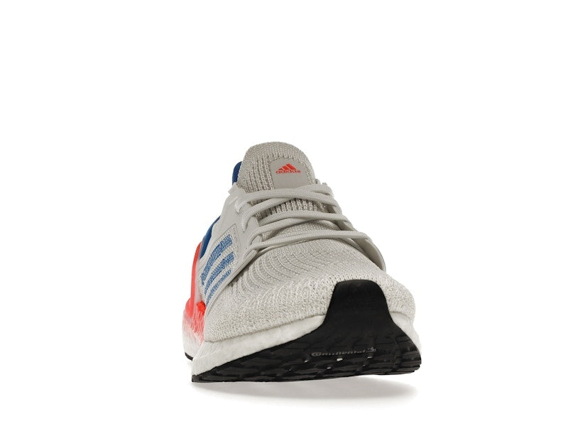 adidas Ultra Boost 20 White Glory Blue Solar Red