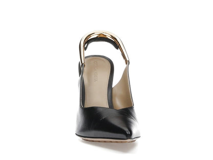 Bottega Veneta Punta Pointed-Toe Slingback Pumps Black (Women's)