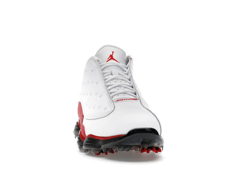 Jordan 13 Retro Golf Cleat White Red
