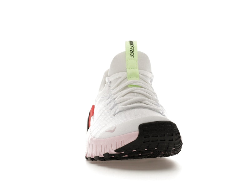 Nike Free Metcon 6 White Barely Volt Bright Crimson Pink Foam (Women's)