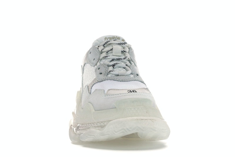 Balenciaga Triple S White Clear Sole (Women's)