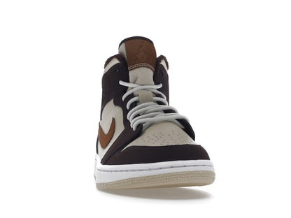 Jordan 1 Mid SE Brown Basalt Oatmeal (Women's)