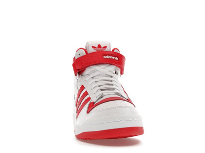 adidas Forum Mid Cloud White Vivid Red