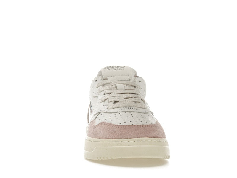 Autry Medalist Leather Low White Powder (Women's)