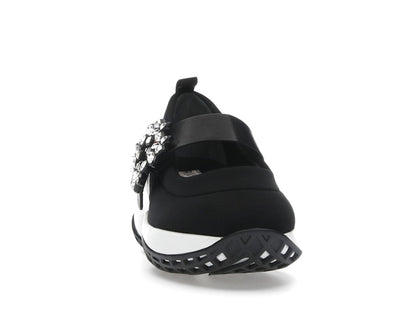 Roger Vivier Viv' Run Babies Black White Crystal Buckle (Women's)
