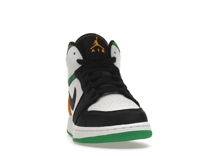Jordan 1 Mid SE White Laser Orange Lucky Green (GS)