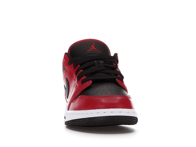 Jordan 1 Low Gym Red Black Pebbled (GS)