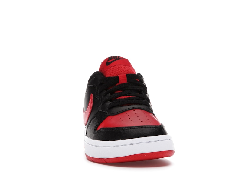 Nike Court Borough Low 2 Black University Red (GS)