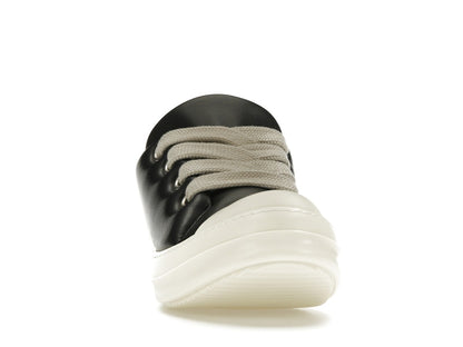 Rick Owens Jumbo Lace Padded Sneaks Low Black Milk