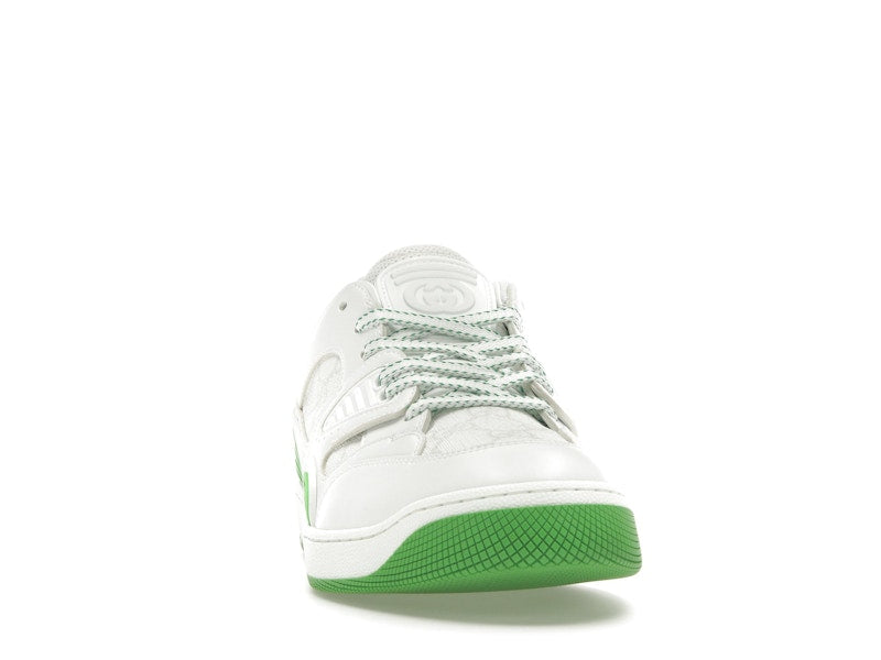 Gucci Basket Low White Demetra Green