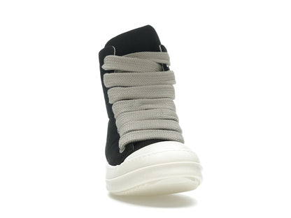 Rick Owens DRKSHDW Hollywood Jumbo Lace Puffer High Top Black Milk