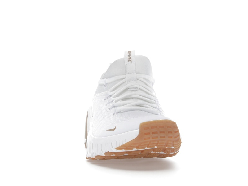 Nike Free Metcon 6 White Gum Light Brown Hemp