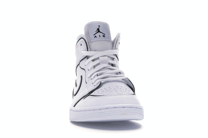 Jordan 1 Mid Iridescent Reflective White (Women's)