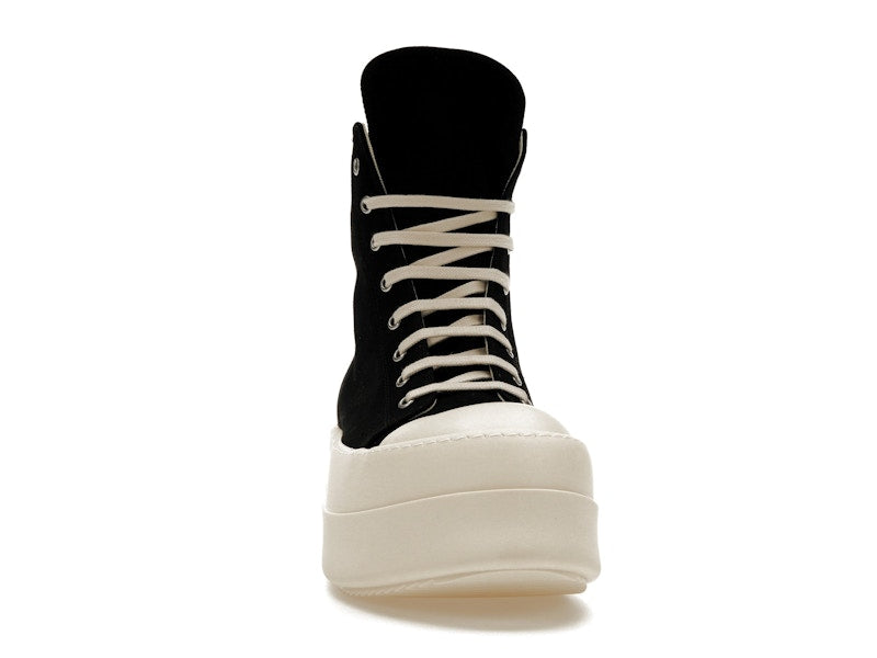 Rick Owens DRKSHDW Mega Bumper Canvas Sneaks Black Milk