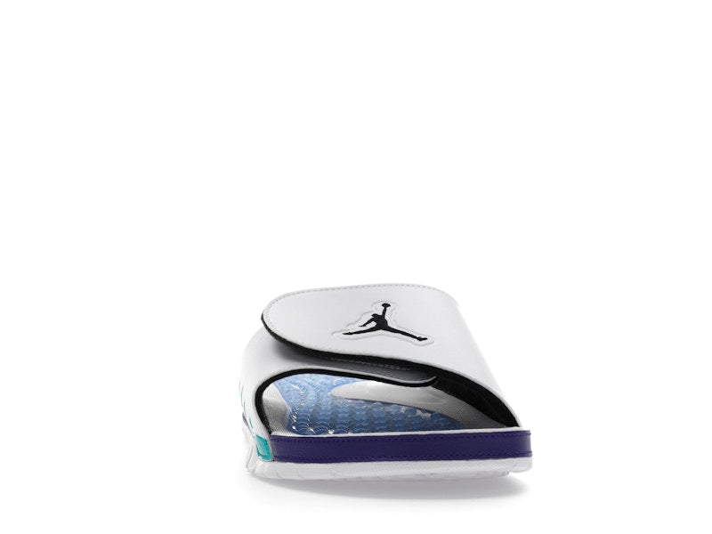 Jordan Hydro 5 Retro Slide White New Emerald Grape Ice Black