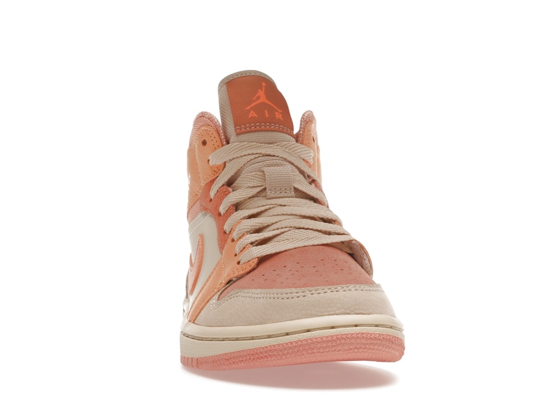 Jordan 1 Mid Apricot Orange (Women's)