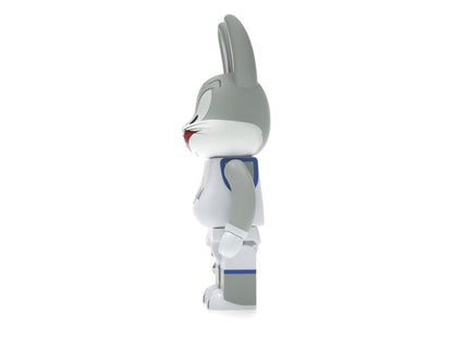Bearbrick x Space Jam Rabbrick Bugs Bunny 100% & 400% Set Grey
