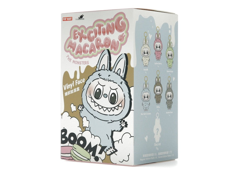 Pop Mart Labubu The Monsters Exciting Macaron Vinyl Plush Pendant Single Blind Box