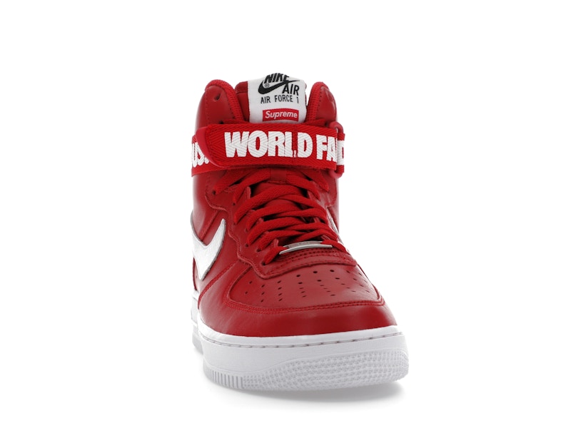 Nike Air Force 1 High Supreme World Famous Red