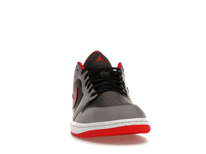 Jordan 1 Low Black Light Smoke Grey Gym Red