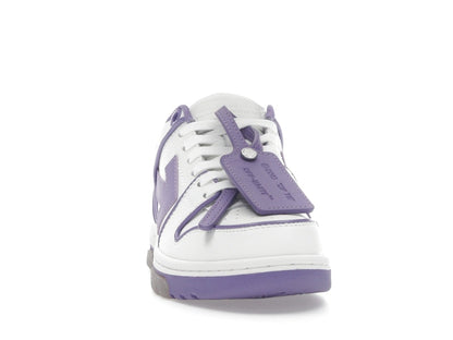 OFF-WHITE Out Of Office OOO Low Tops Outlined White Lilac Purple (Women's)