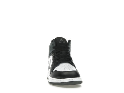 Jordan 1 Mid Black White Iron Grey (GS)