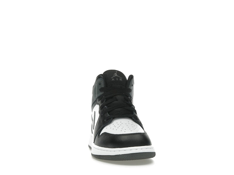 Jordan 1 Mid Black White Iron Grey (GS)