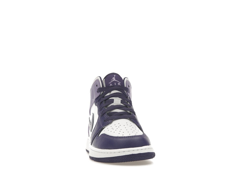 Jordan 1 Mid White Sky J Purple (GS)