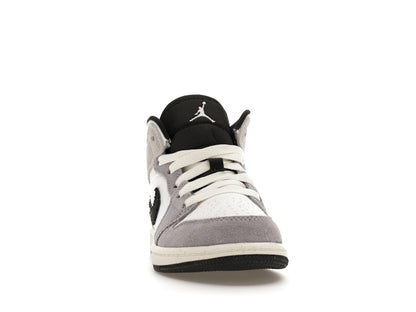 Jordan 1 Mid SE Craft White Cement Grey Black (PS)
