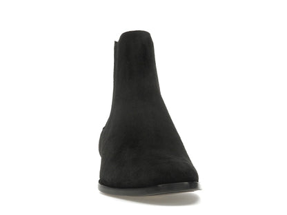 Saint Laurent Wyatt Chelsea Boot Black Suede