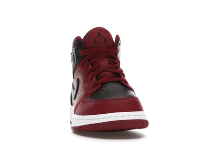 Jordan 1 Mid Team Red Black White (GS)