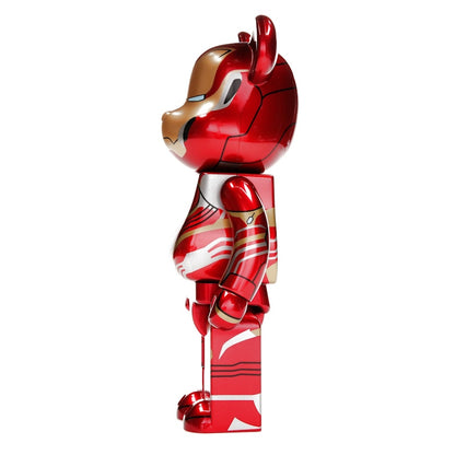 Bearbrick x Marvel Iron Man Mark 50 100% & 400% Set
