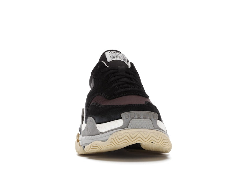 Balenciaga Triple S Black Burgundy