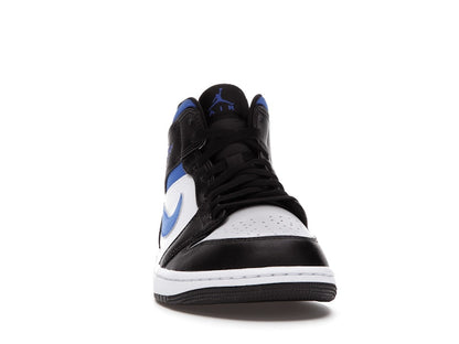 Jordan 1 Mid White Black Racer Blue