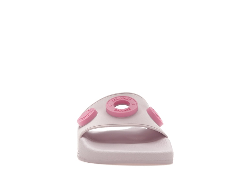 Burberry Logo Graphic Rubber Slide Pale Candy Pink (Women's)