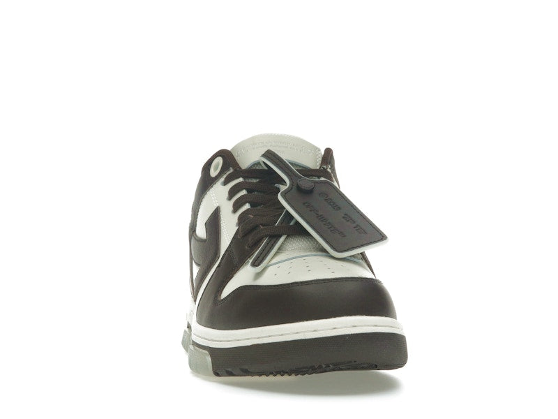 OFF-WHITE Out Of Office "OOO" Low Tops Chocolate Cream