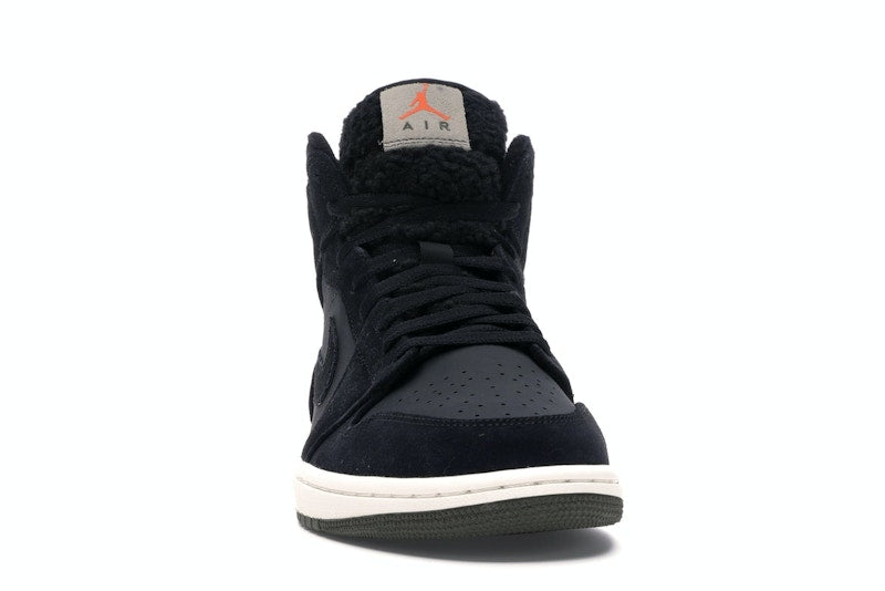 Jordan 1 Mid Black Olive Canvas