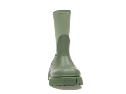 OFF-WHITE Zip-tie Rain Boots Green (Women's)