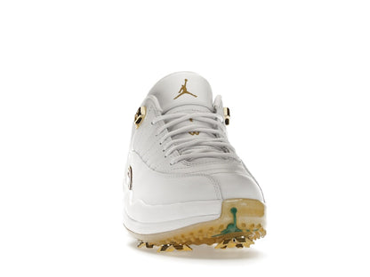 Jordan 12 Golf Metallic Gold