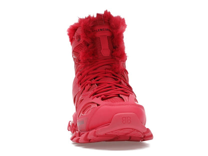 Balenciaga Track Hike Boots Burgundy